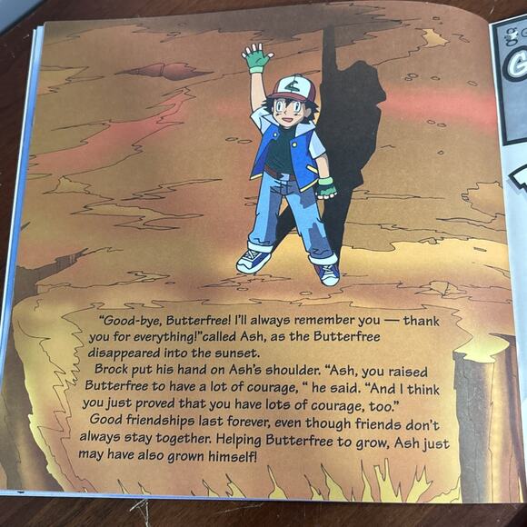 Pokemon - Bye Bye Butterfree - #1 (Golden Book) 1999 Diane Muldrow Softcover - Picture 7 of 8